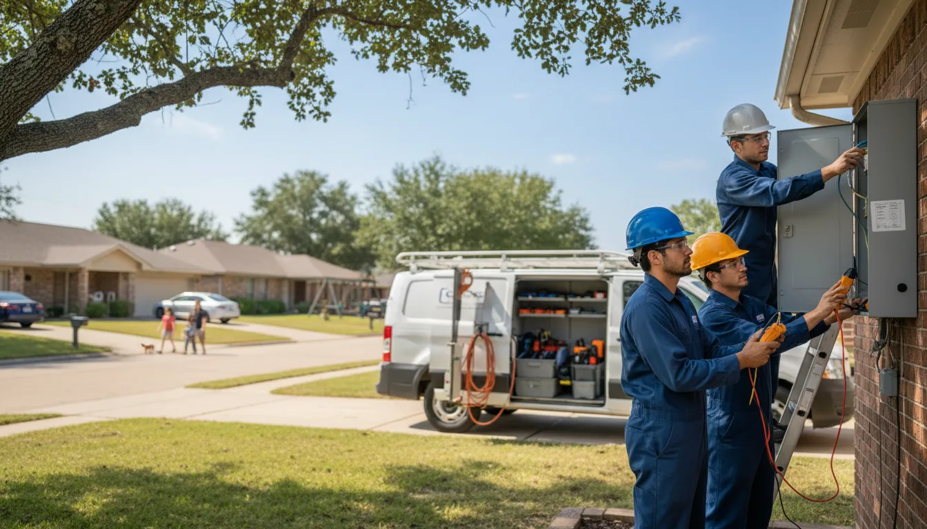 Certified electrician providing emergency electrical services in Lantry, SD